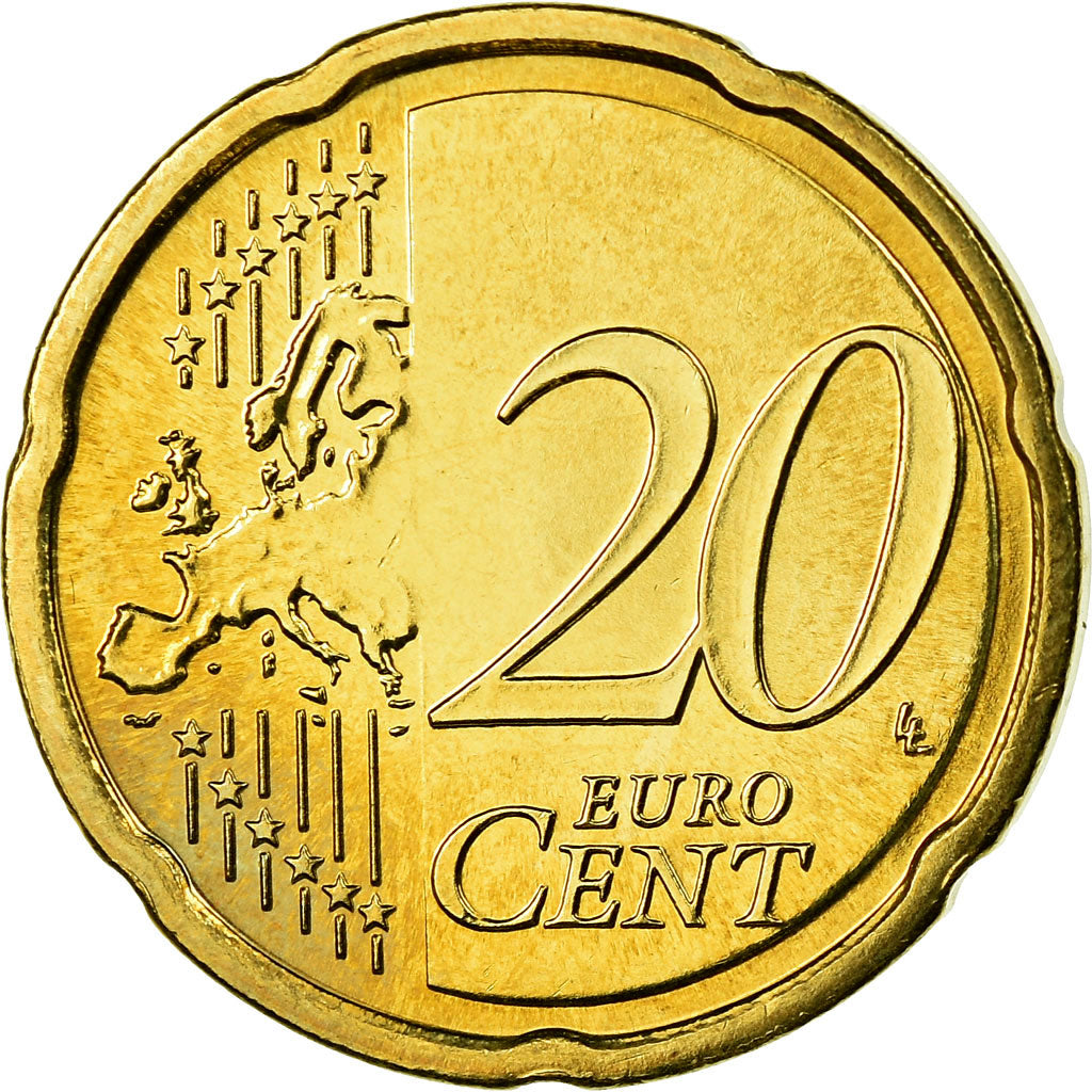 Lussemburgo, 20 Euro Cent, 2011, SPL-, Ottone, KM:90