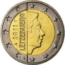 Luxembourg, 2 Euro, 2011, AU(55-58), Bi-Metallic, KM:93