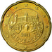 Slowakei, 20 Euro Cent, 2011, UNZ, Messing, KM:99