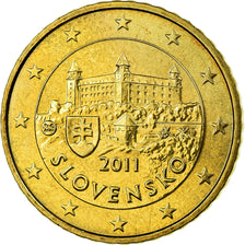 Eslovaquia, 50 Euro Cent, 2011, SC, Latón, KM:100