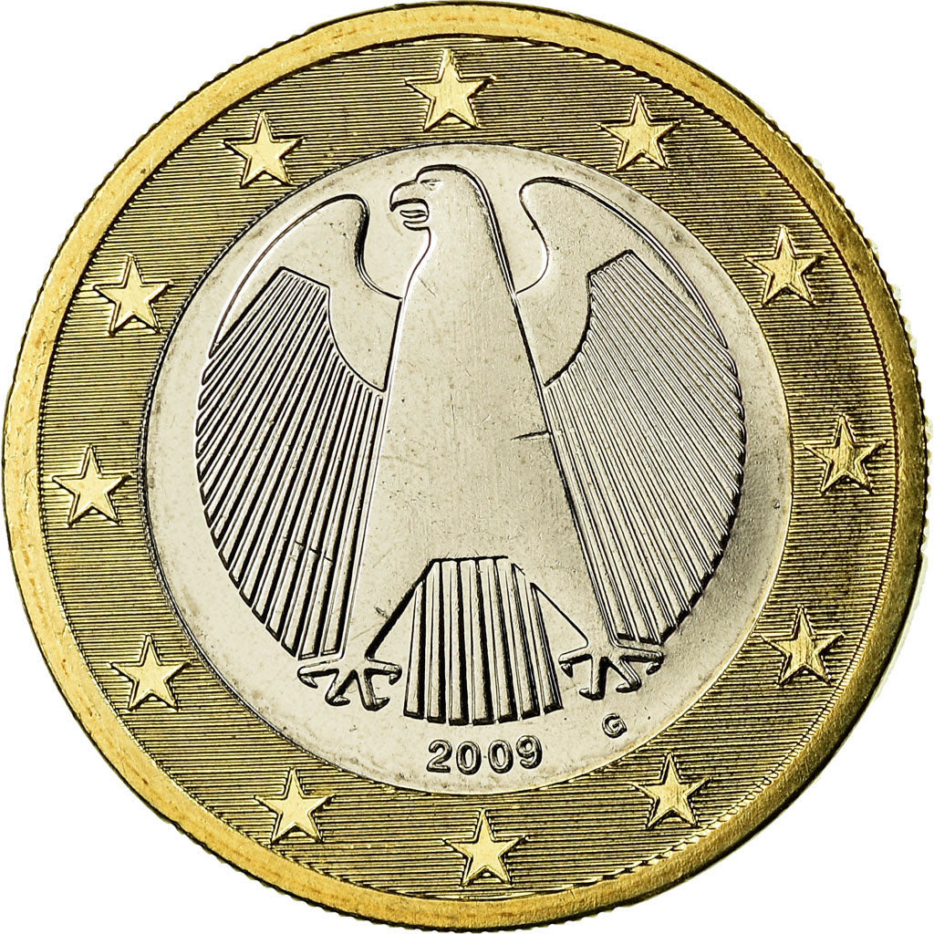 GERMANIA - REPUBBLICA FEDERALE, Euro, 2009, SPL, Bi-metallico, KM:257