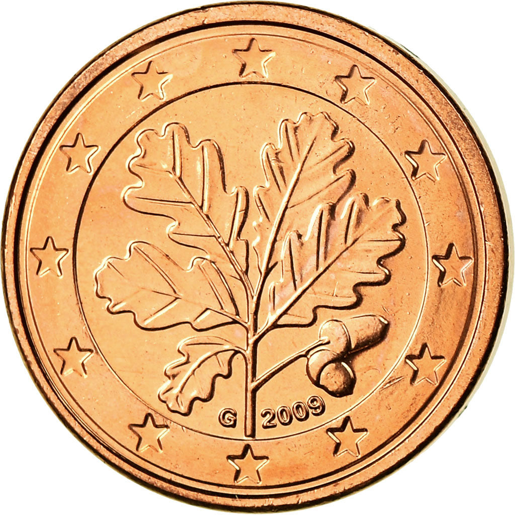 République fédérale allemande, Euro Cent, 2009, SPL, Copper Plated Steel