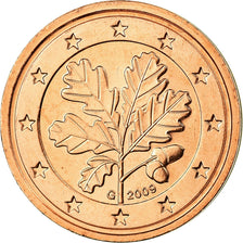 GERMANIA - REPUBBLICA FEDERALE, 2 Euro Cent, 2009, SPL, Acciaio placcato rame