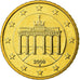 GERMANY - FEDERAL REPUBLIC, 50 Euro Cent, 2009, MS(63), Brass, KM:256