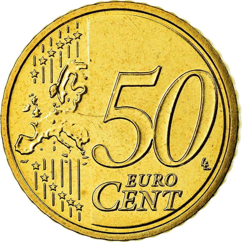 GERMANY - FEDERAL REPUBLIC, 50 Euro Cent, 2009, MS(63), Brass, KM:256