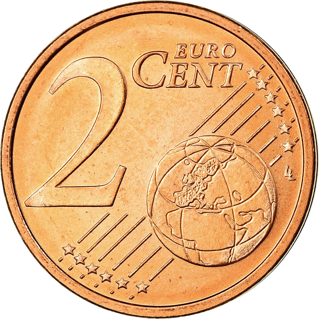 République fédérale allemande, 2 Euro Cent, 2008, FDC, Copper Plated Steel