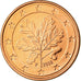République fédérale allemande, 5 Euro Cent, 2008, FDC, Copper Plated Steel