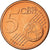 GERMANIA - REPUBBLICA FEDERALE, 5 Euro Cent, 2008, FDC, Acciaio placcato rame