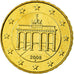 Niemcy - RFN, 10 Euro Cent, 2008, Stuttgart, MS(65-70), Mosiądz, KM:254