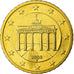 GERMANY - FEDERAL REPUBLIC, 50 Euro Cent, 2008, MS(65-70), Brass, KM:256