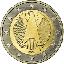 GERMANY - FEDERAL REPUBLIC, 2 Euro, 2008, MS(65-70), Bi-Metallic, KM:258