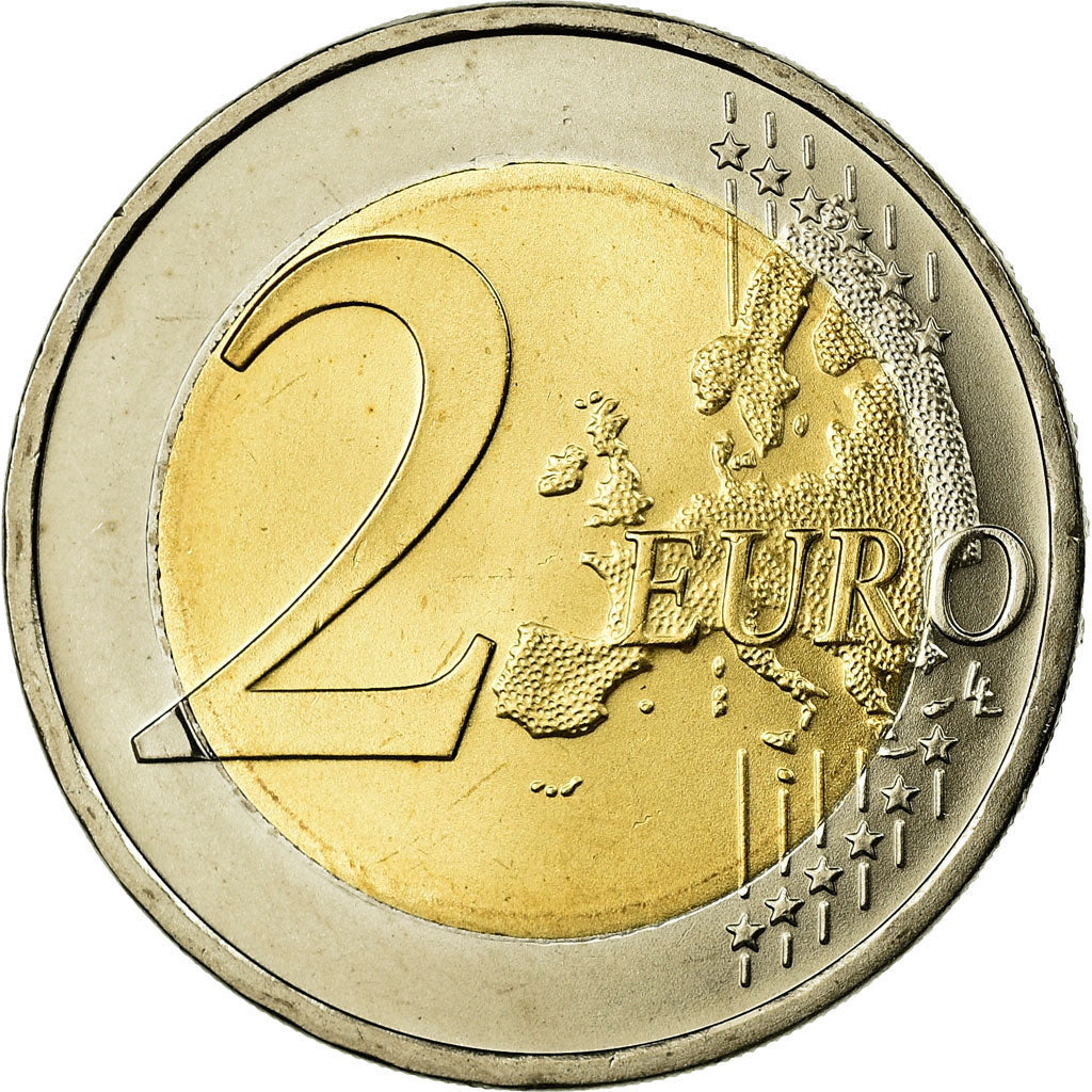 GERMANY - FEDERAL REPUBLIC, 2 Euro, 2008, MS(65-70), Bi-Metallic, KM:258