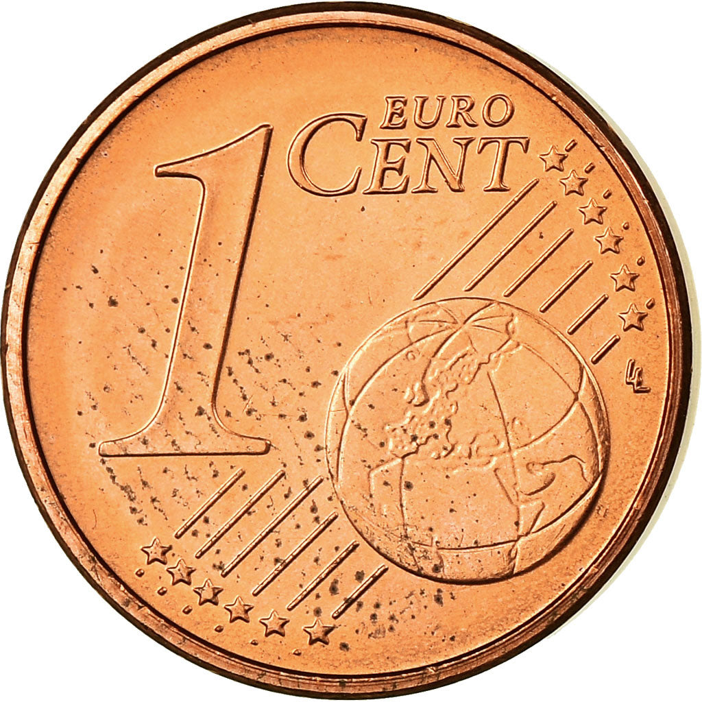 République fédérale allemande, Euro Cent, 2008, FDC, Copper Plated Steel