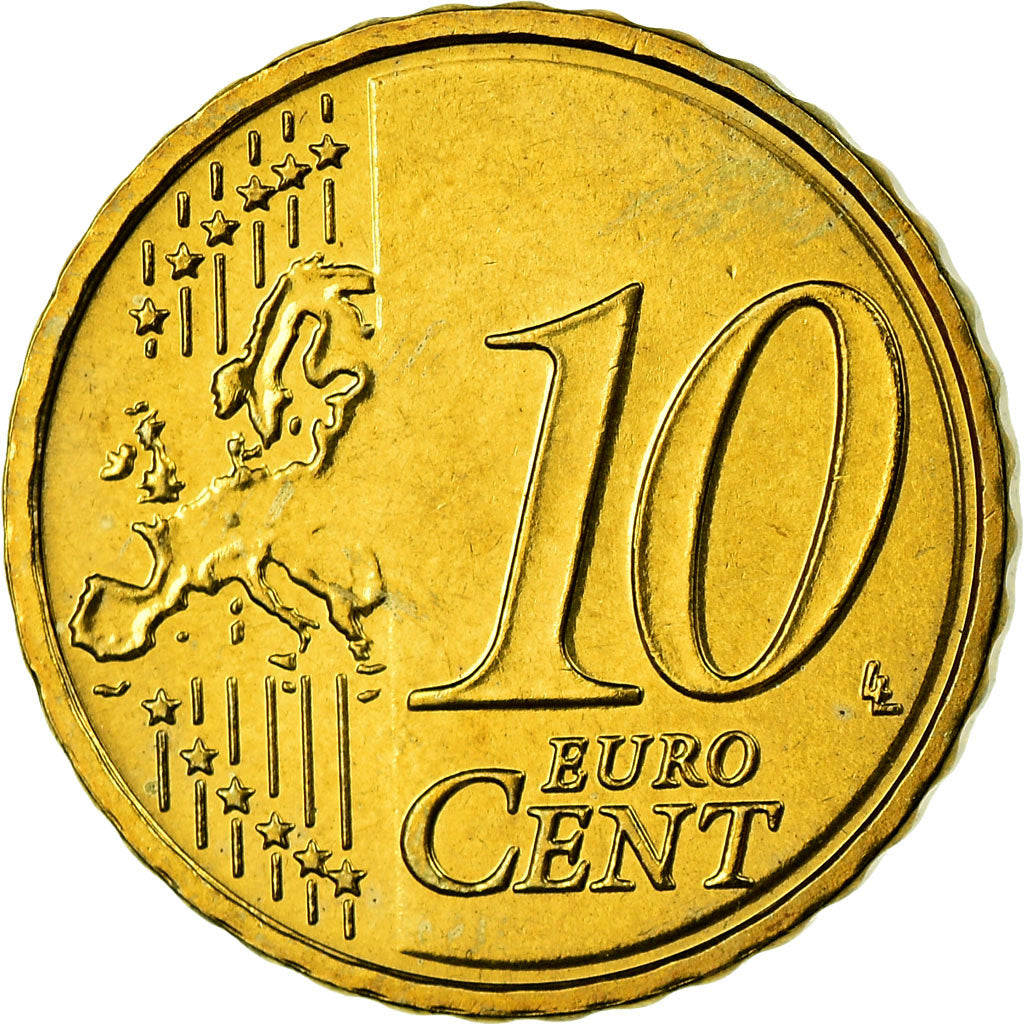 Bundesrepublik Deutschland, 10 Euro Cent, 2008, STGL, Messing, KM:254