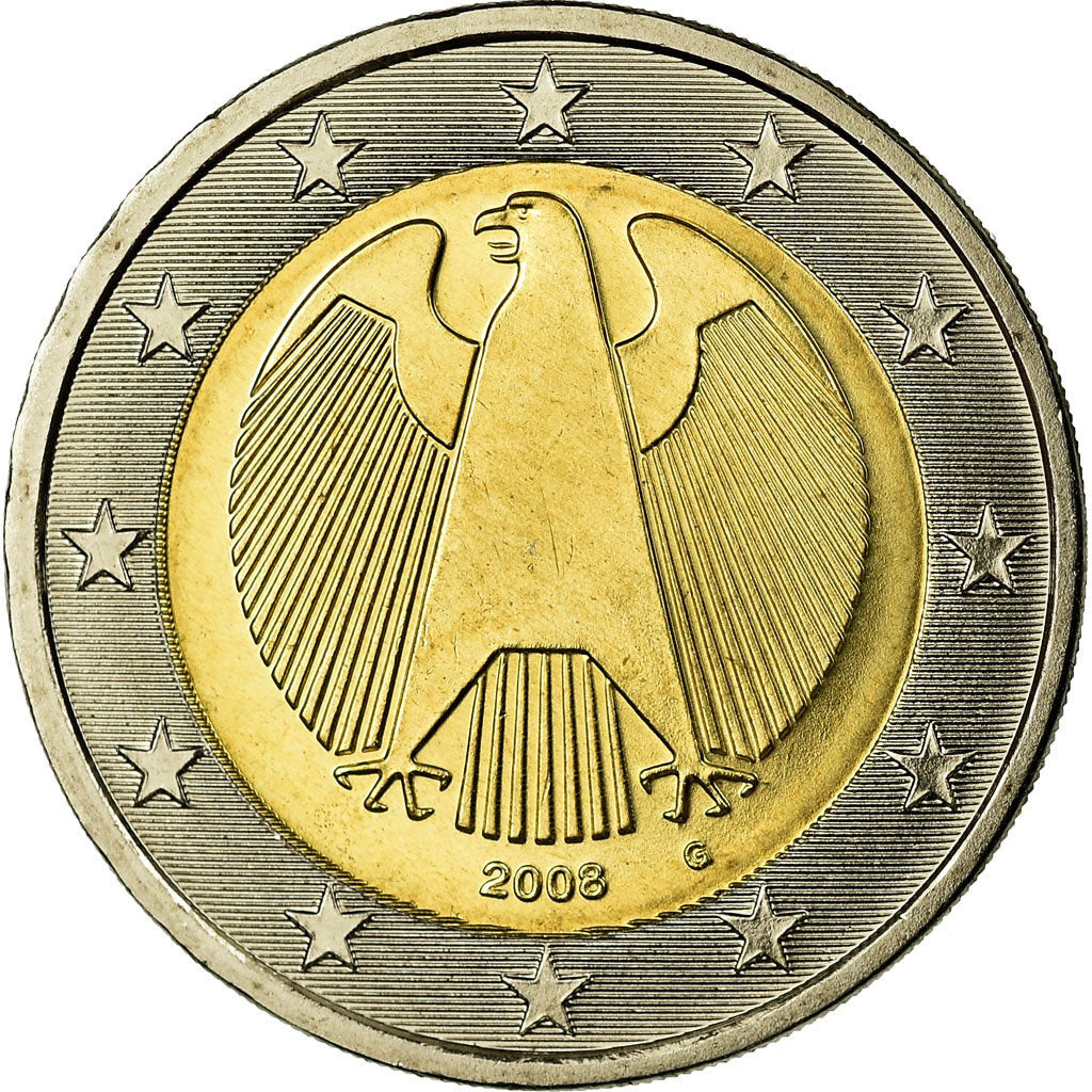 République fédérale allemande, 2 Euro, 2008, FDC, Bi-Metallic, KM:258