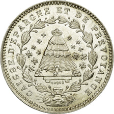 France, Token, Savings Bank, MS(60-62), Silver, Jacqmin:2