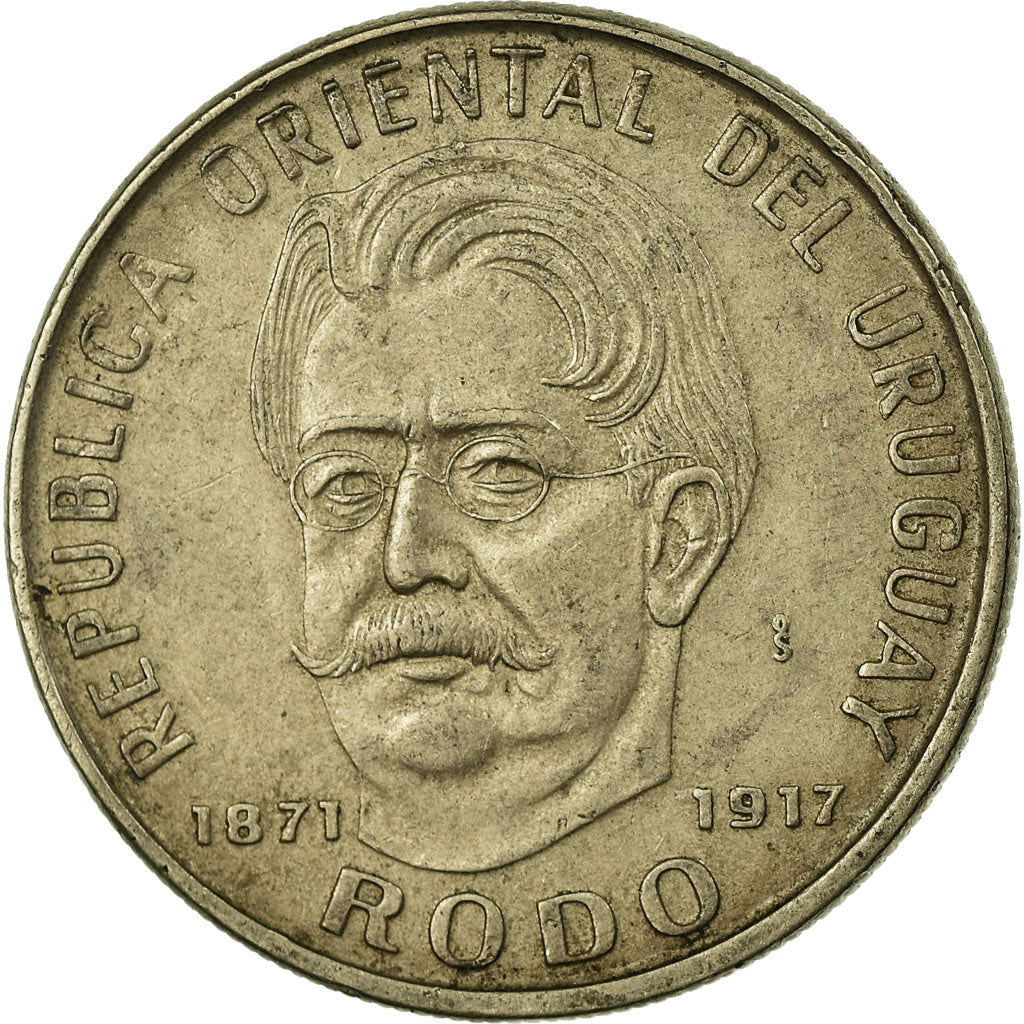 Moneta, Uruguay, 50 Pesos, 1971, Santiago, BB, Nichel-ottone, KM:58