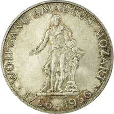 Coin, Austria, 25 Schilling, 1956, EF(40-45), Silver, KM:2881
