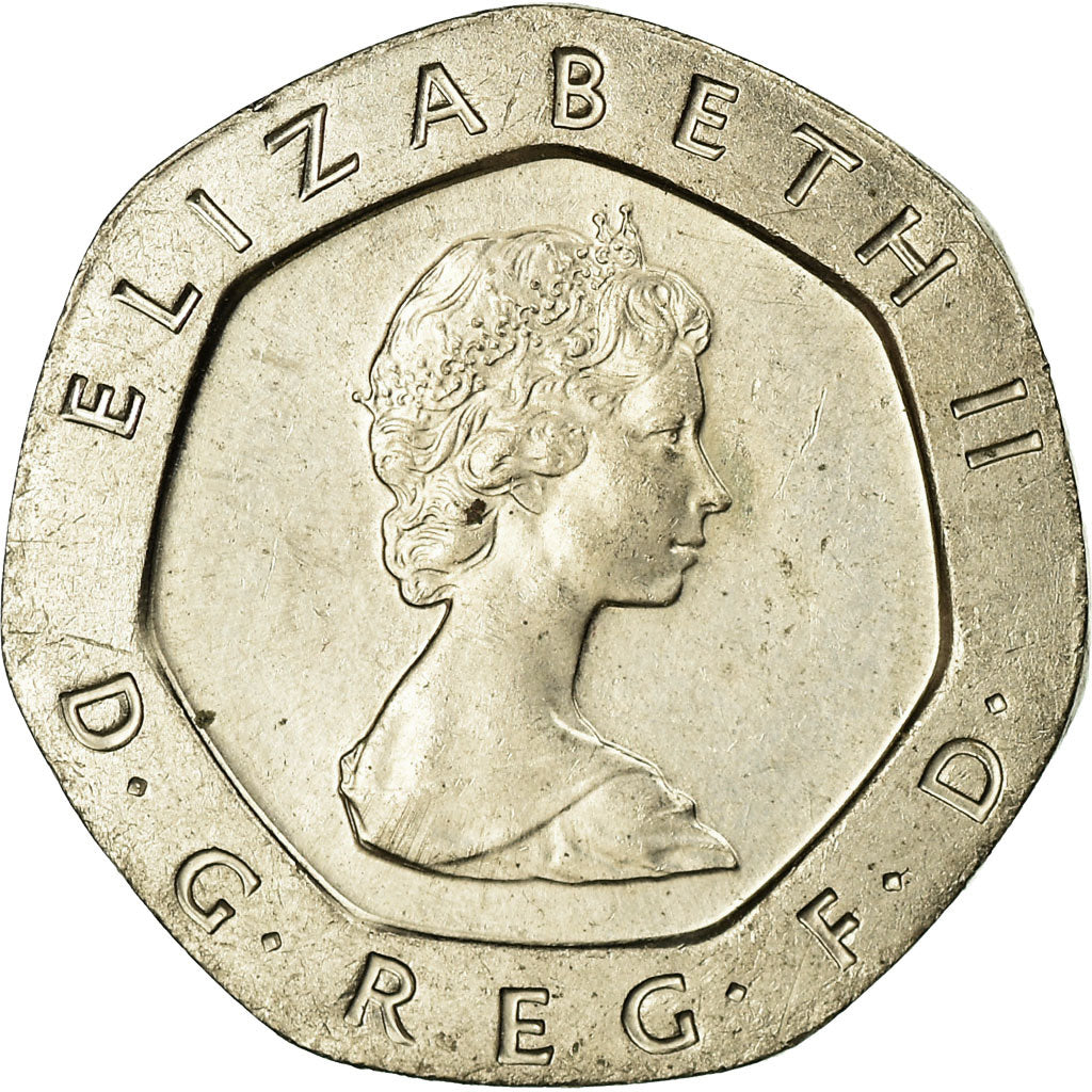 Moneda, Gran Bretaña, Elizabeth II, 20 Pence, 1982, EBC, Cobre - níquel