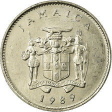 Coin, Jamaica, Elizabeth II, 10 Cents, 1989, Franklin Mint, EF(40-45)