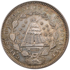 France, Savings Bank, Token, MS(60-62), Silver, Jacqmin #2, 13.87