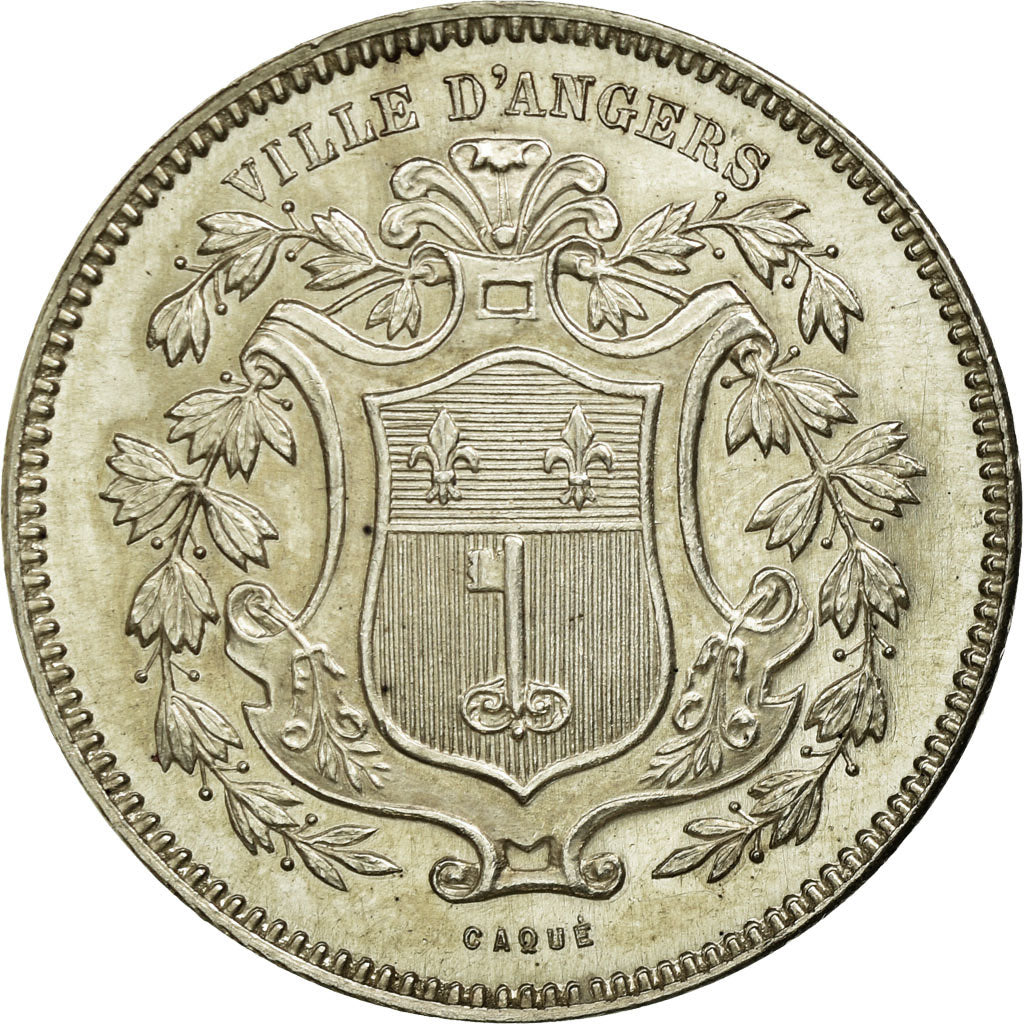 France, Token, Savings Bank, MS(60-62), Silver, Jacqmin:2