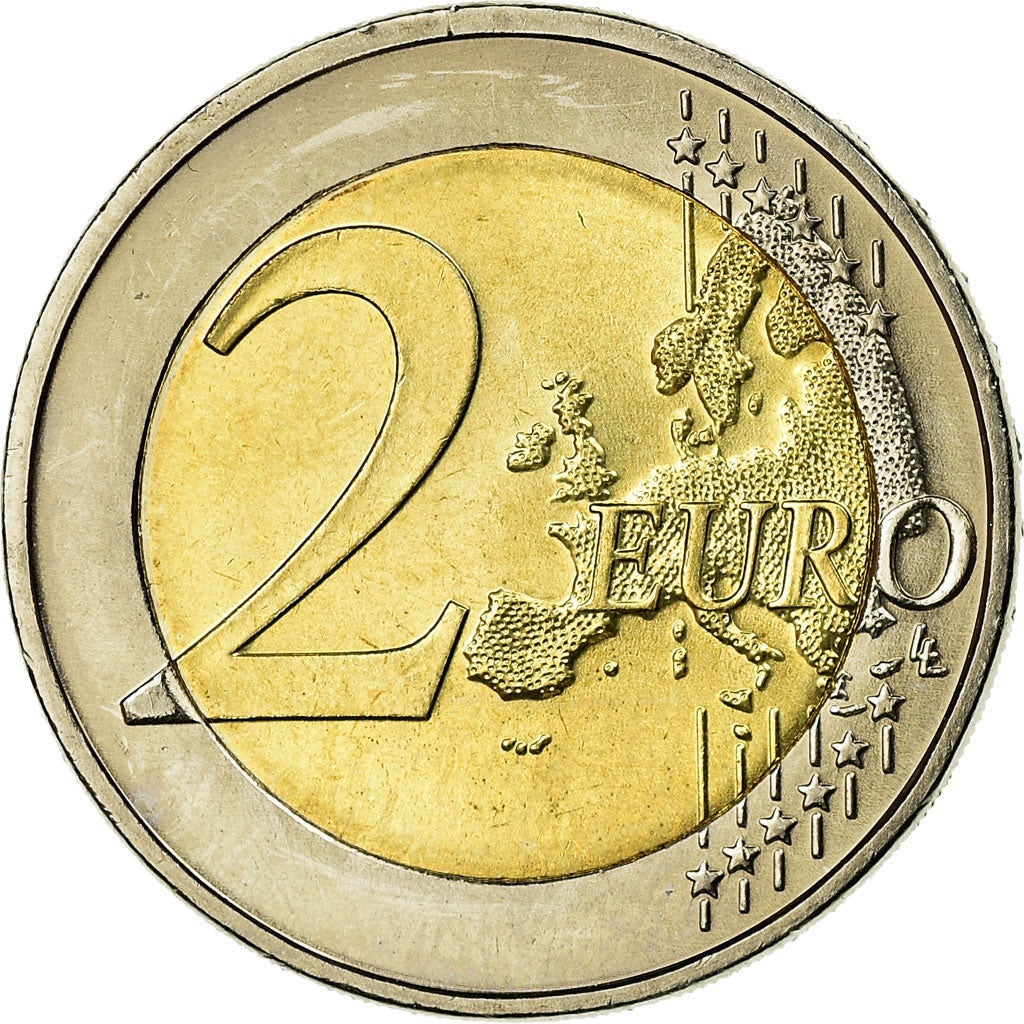 GERMANY - FEDERAL REPUBLIC, 2 Euro, 2010, AU(55-58), Bi-Metallic, KM:285