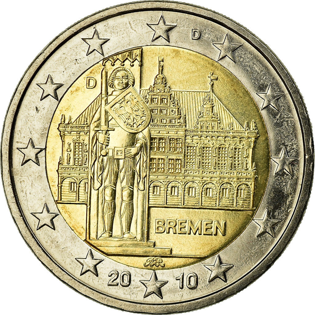 République fédérale allemande, 2 Euro, 2010, SUP, Bi-Metallic, KM:285