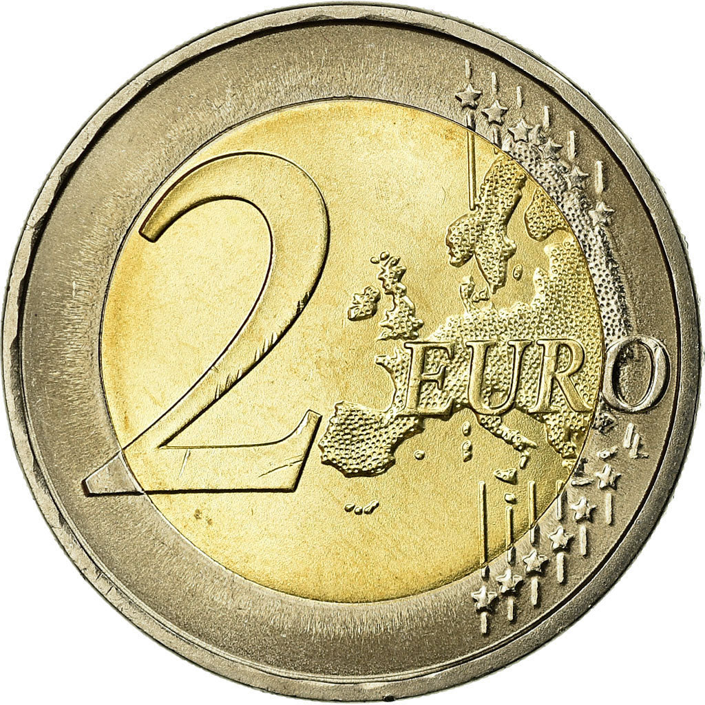 GERMANIA - REPUBBLICA FEDERALE, 2 Euro, 2010, SPL-, Bi-metallico, KM:285