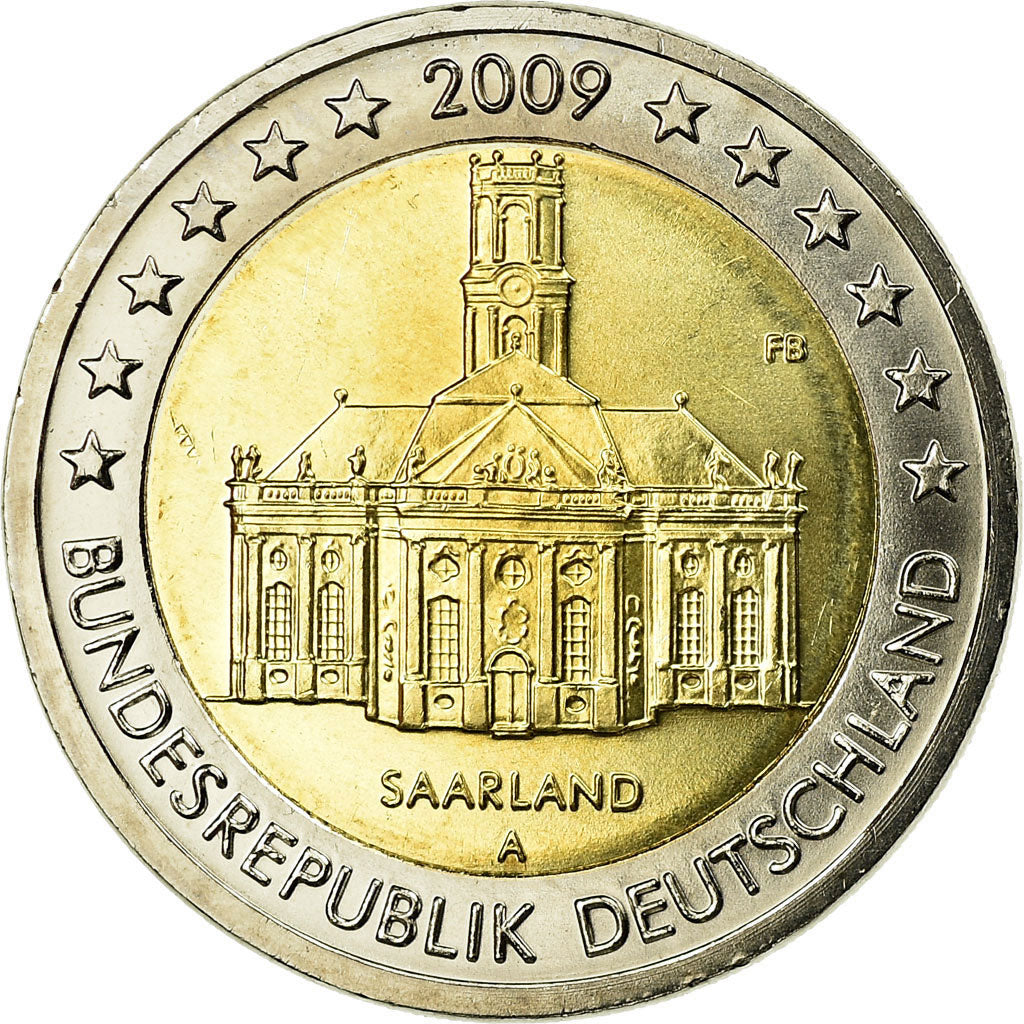 République fédérale allemande, 2 Euro, 2009, SUP, Bi-Metallic, KM:276
