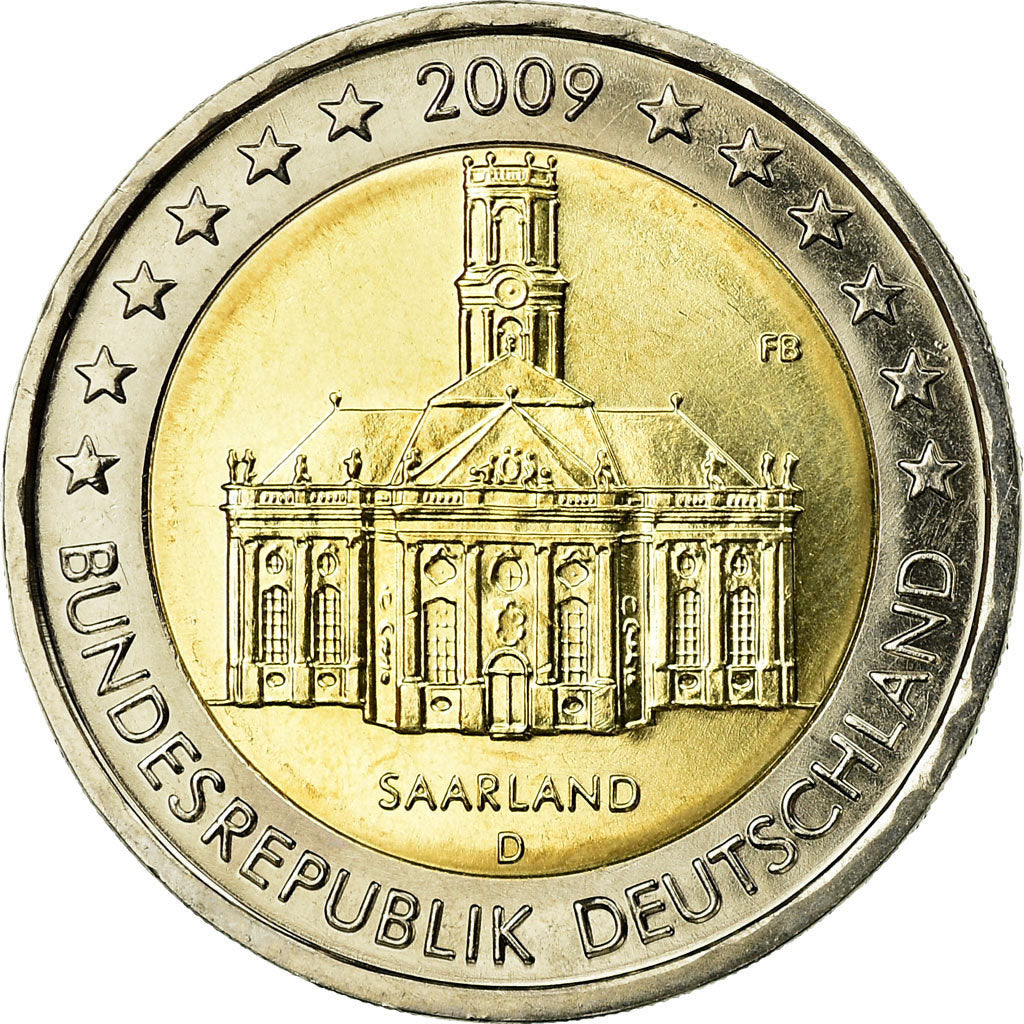 République fédérale allemande, 2 Euro, 2009, SUP, Bi-Metallic, KM:276