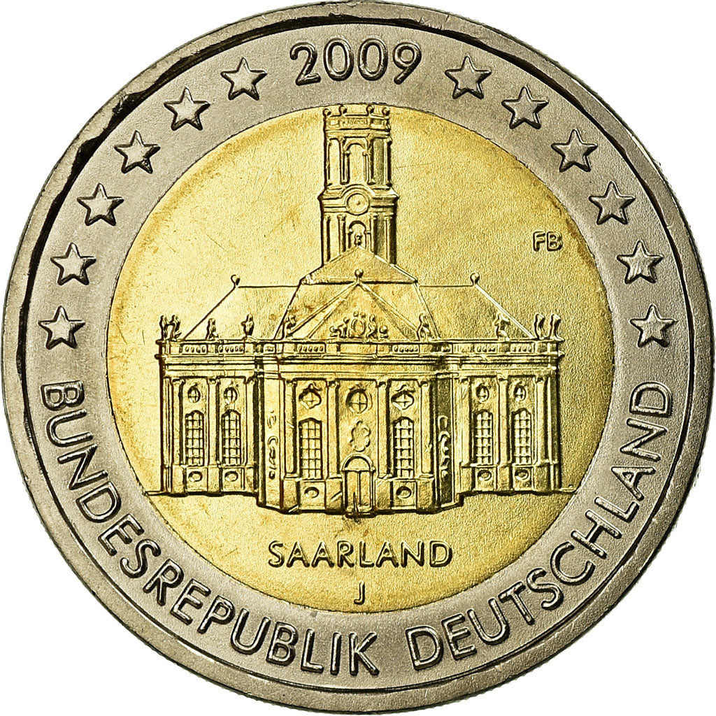 République fédérale allemande, 2 Euro, 2009, SUP, Bi-Metallic, KM:276