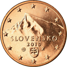Slovacchia, 5 Euro Cent, 2010, SPL, Acciaio placcato rame, KM:97