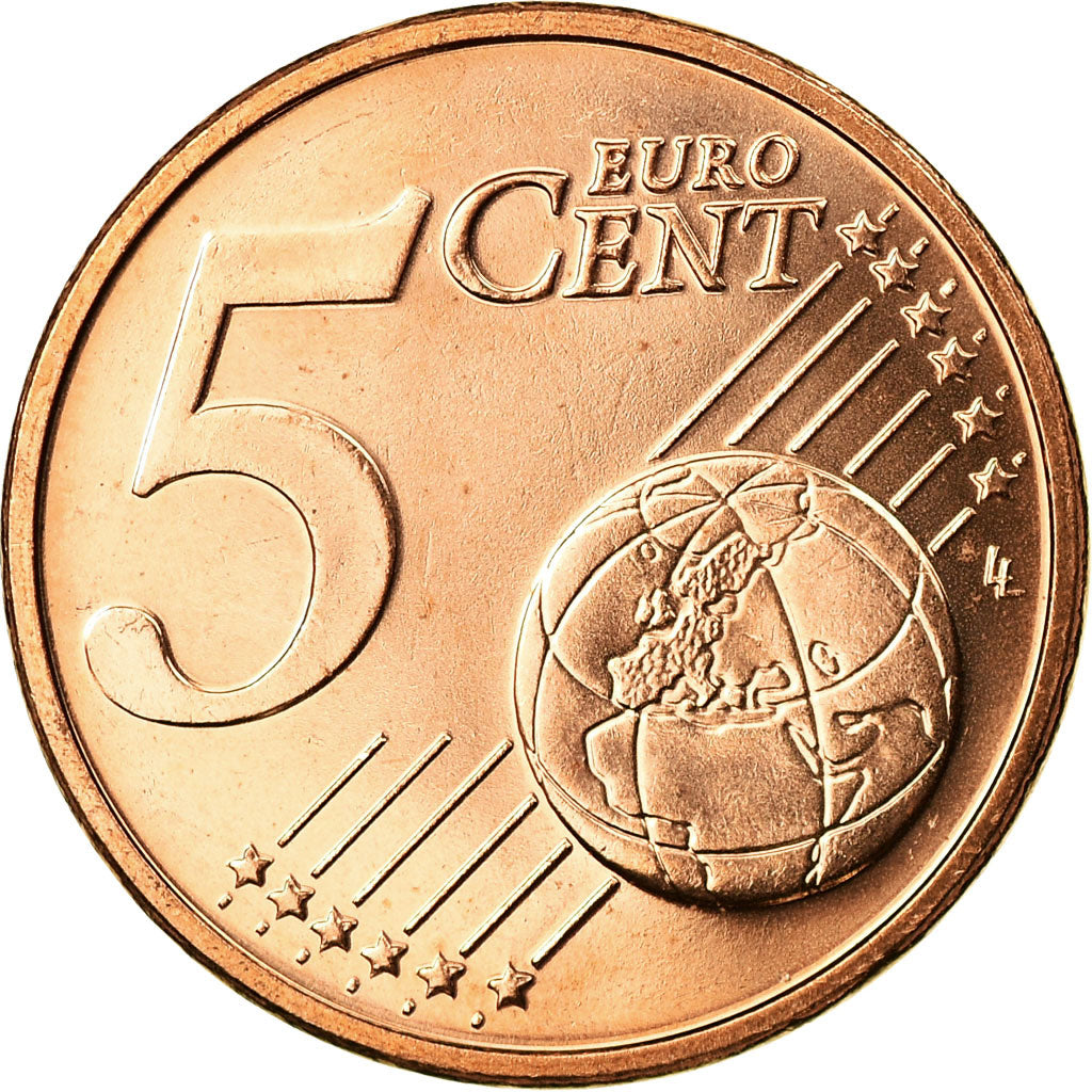 Eslováquia, 5 Euro Cent, 2010, MS(63), Aço Cromado a Cobre, KM:97