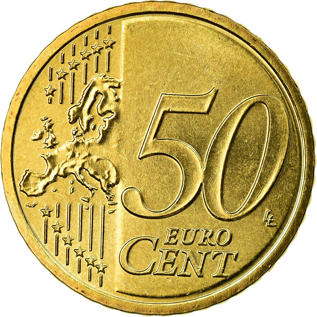 Eslováquia, 50 Euro Cent, 2010, MS(63), Latão, KM:100