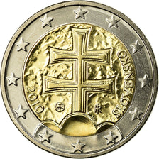 Slovakia, 2 Euro, 2010, MS(63), Bi-Metallic, KM:102