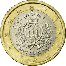 San Marino, Euro, 2002, AU(55-58), Bi-Metallic, KM:446