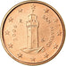 San Marino, Euro Cent, 2006, SUP, Copper Plated Steel, KM:440