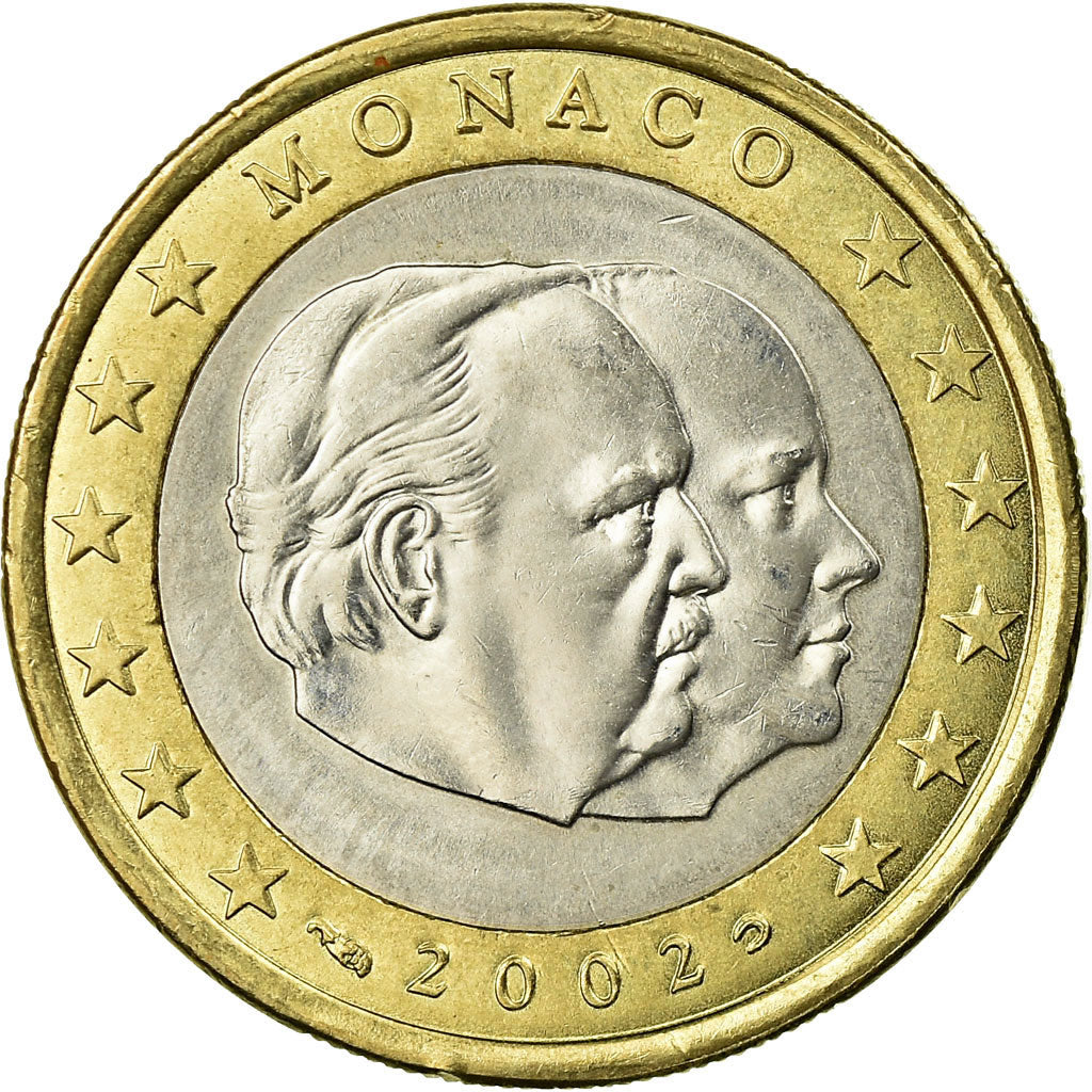 Monaco, Euro, 2002, AU(55-58), Bi-Metallic, KM:173