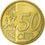 Łotwa, 50 Euro Cent, 2014, AU(55-58), Mosiądz, KM:155