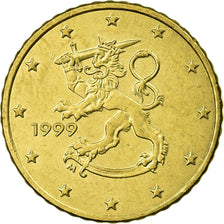 Finland, 50 Euro Cent, 1999, AU(55-58), Brass, KM:103