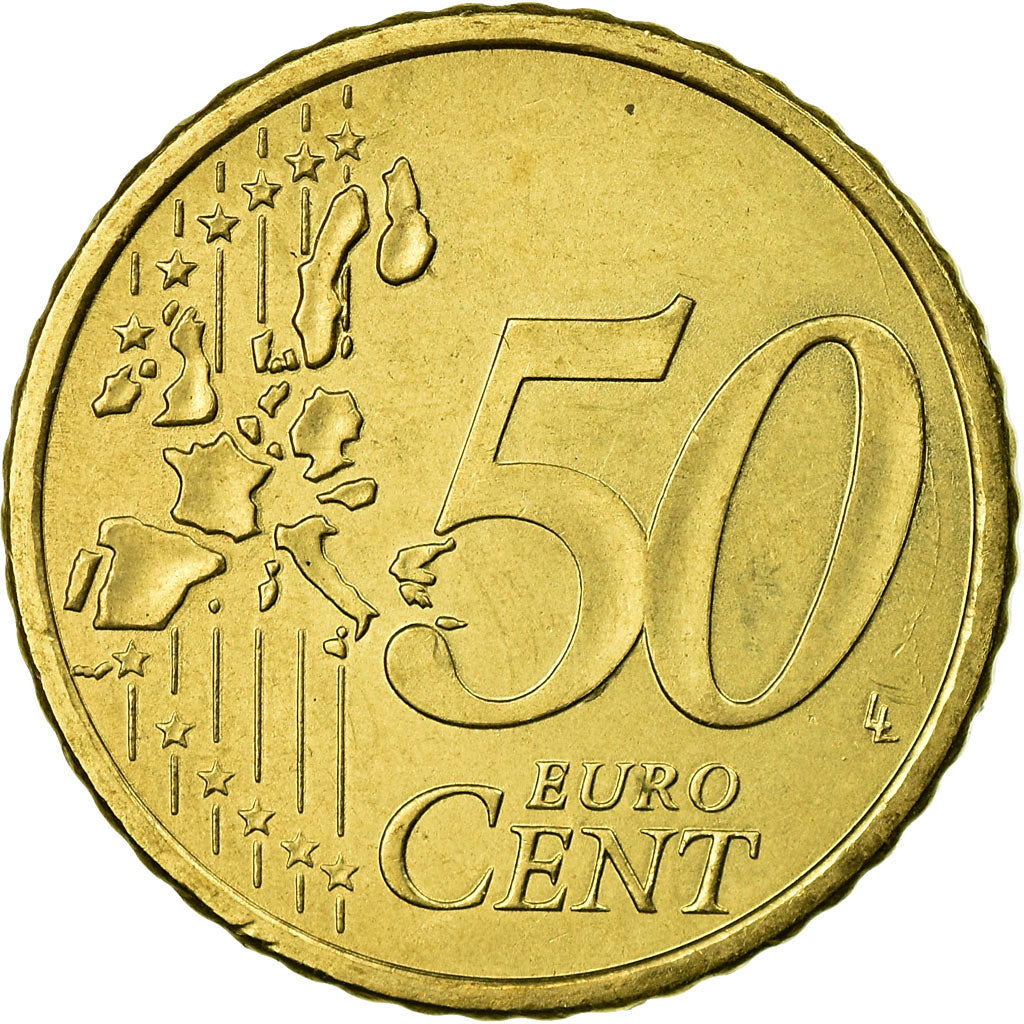 Finland, 50 Euro Cent, 1999, AU(55-58), Brass, KM:103