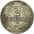 Moneda, Uruguay, 2 Centesimos, 1924, Uruguay Mint, Poissy, France, MBC, Cobre -