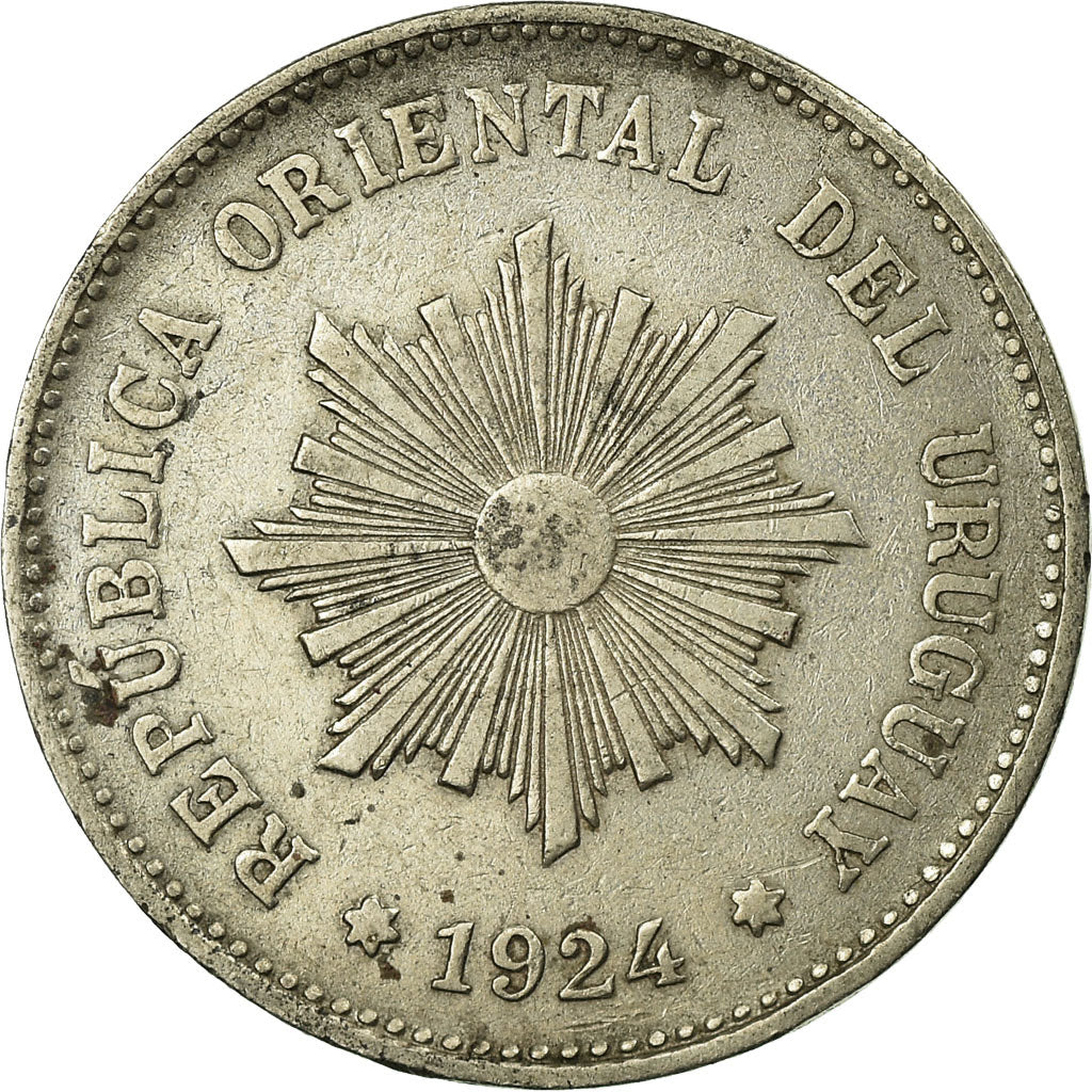 Münze, Uruguay, 5 Centesimos, 1924, Uruguay Mint, Poissy, France, SS