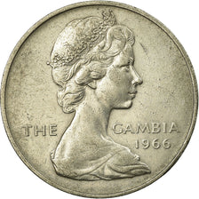 Coin, GAMBIA, THE, 2 Shillings, 1966, EF(40-45), Copper-nickel, KM:5