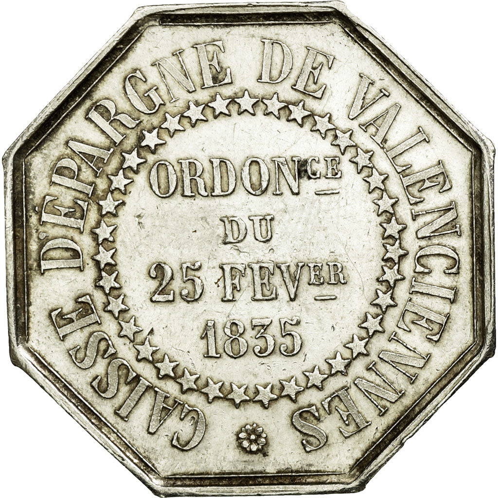 France, Token, Savings Bank, MS(60-62), Silver, Jacqmin:103
