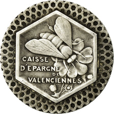 France, Token, Savings Bank, AU(50-53), Silver