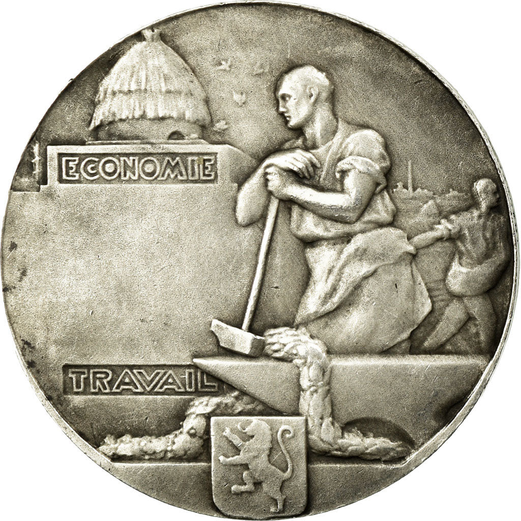 France, Token, Savings Bank, AU(50-53), Silver