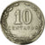 Moneta, Argentina, 10 Centavos, 1925, MB+, Rame-nichel, KM:35