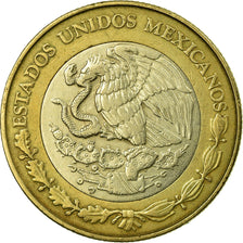 Moneta, Messico, 10 Pesos, 1998, Mexico City, BB, Bi-metallico, KM:616